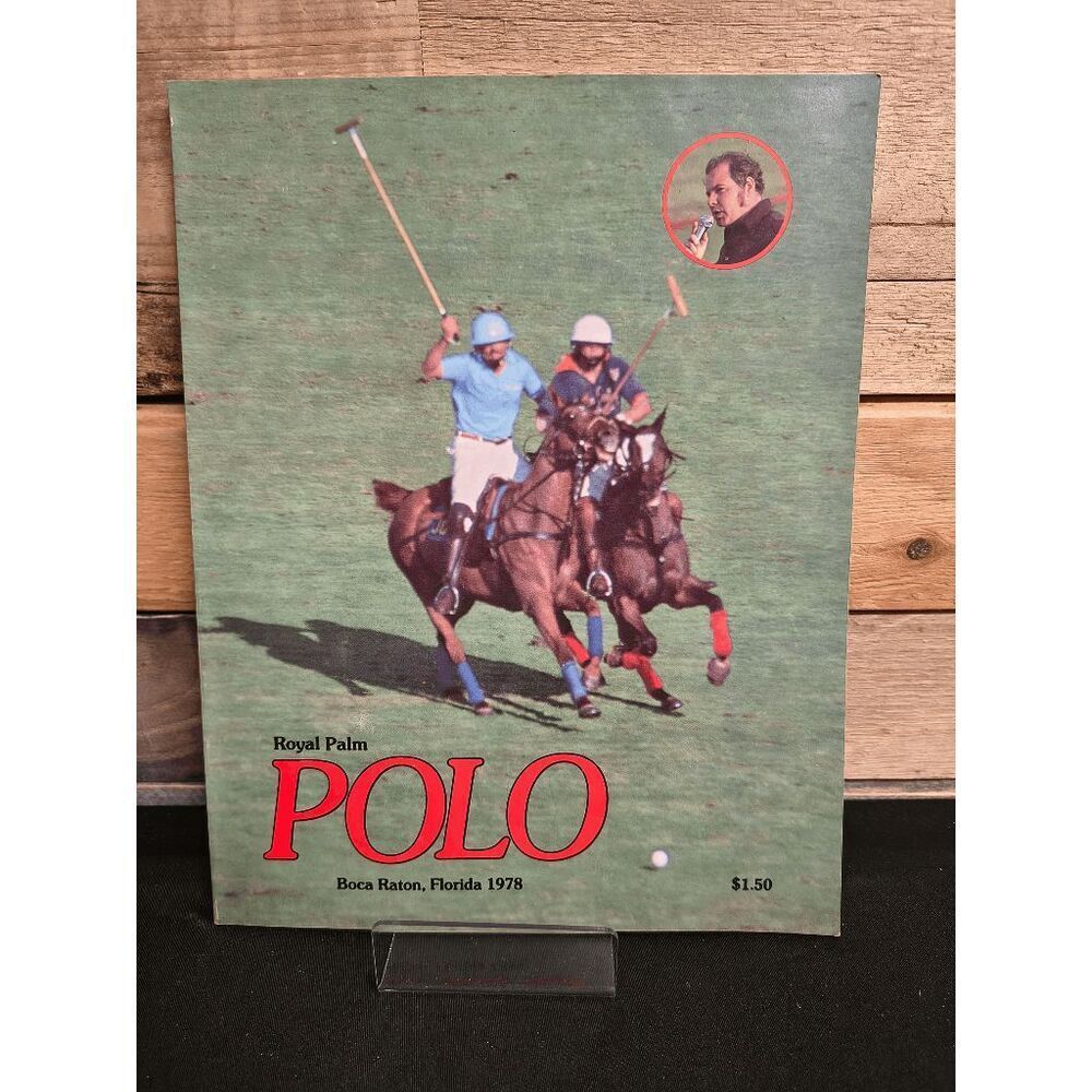 VTG Royal Palm Polo Boca Raton, Florida 1978 Magazine - No Label